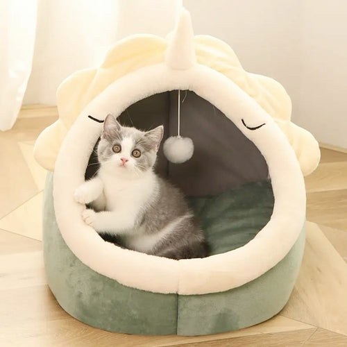 Schattig huisje in de vorm van een dinoausurs