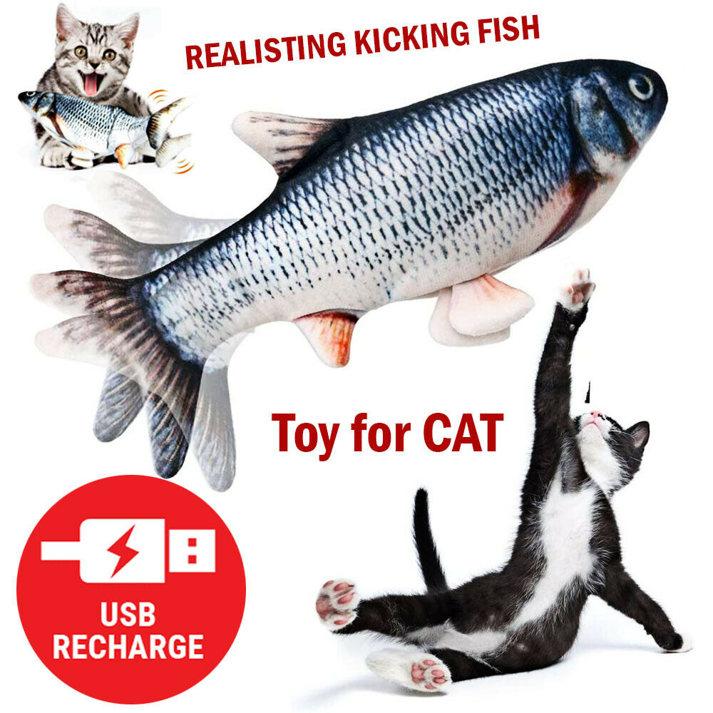 Interactive elektronische Vis Speeltje voor een kat.